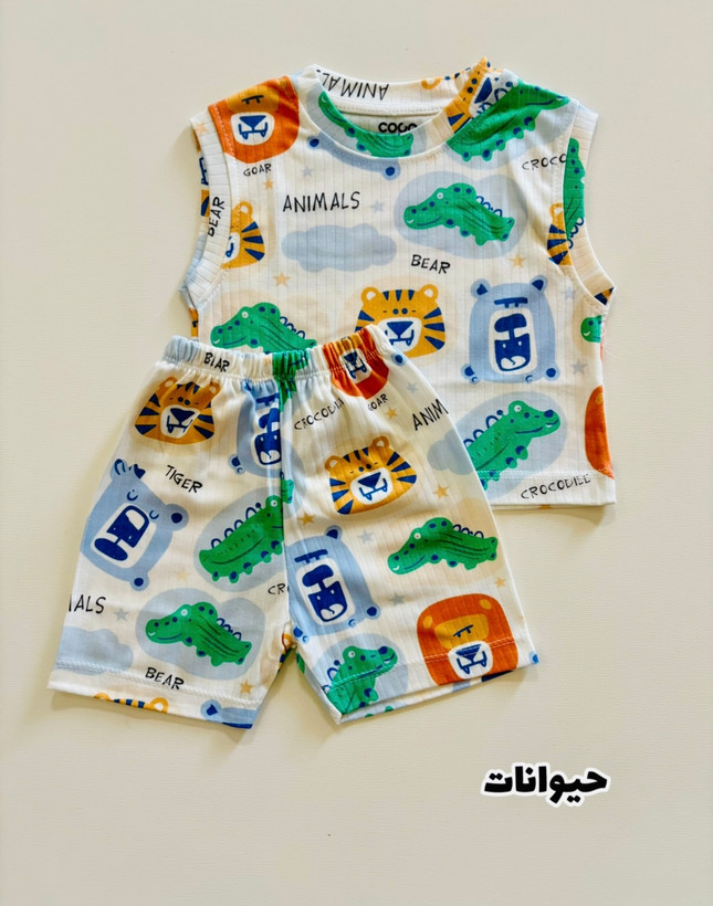 ست وِست و شلوارک بچگانه برند کوکو